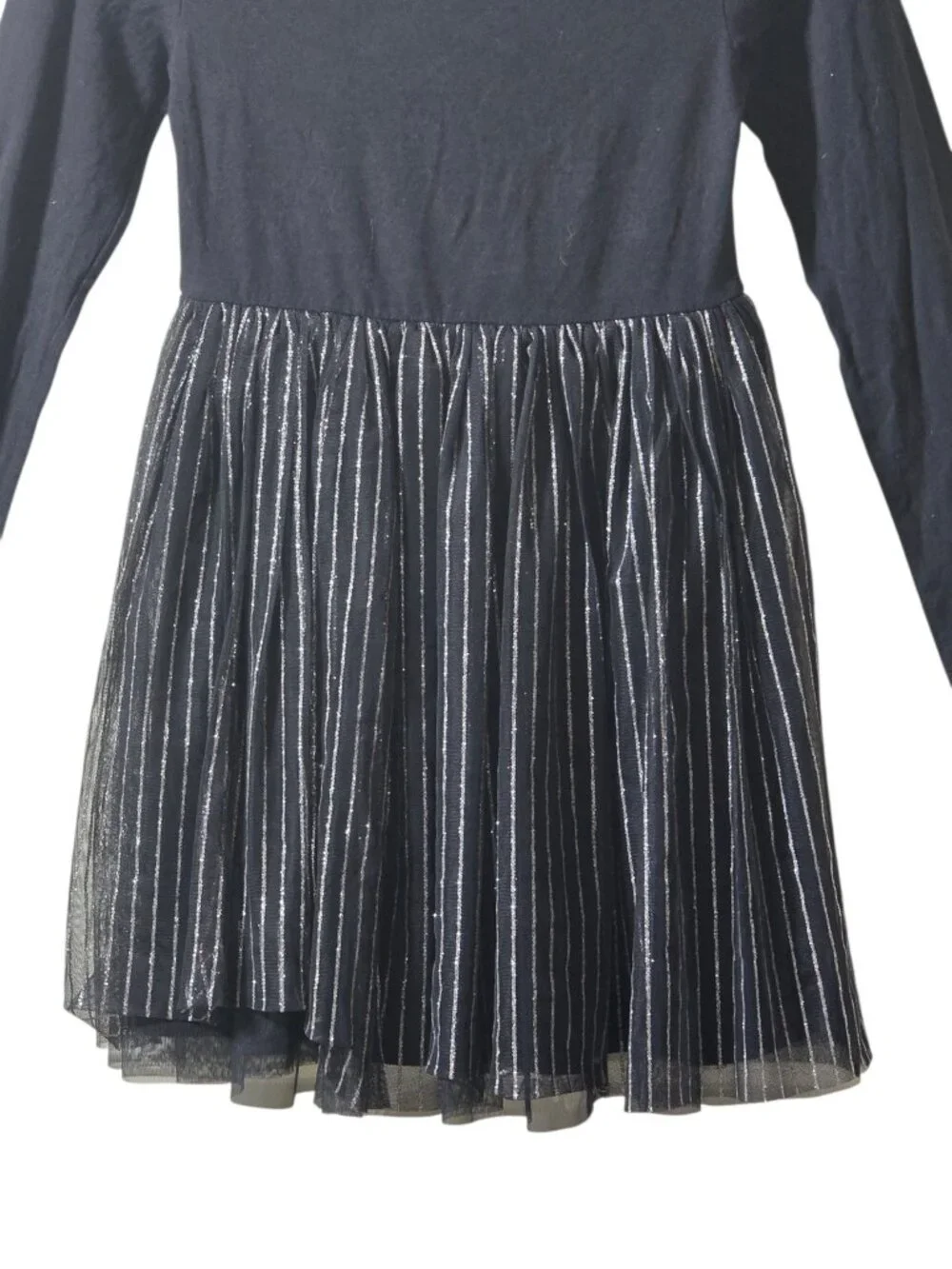 Disney Nightmare Before Christmas Jack Skellington Dress Girls Black Halloween